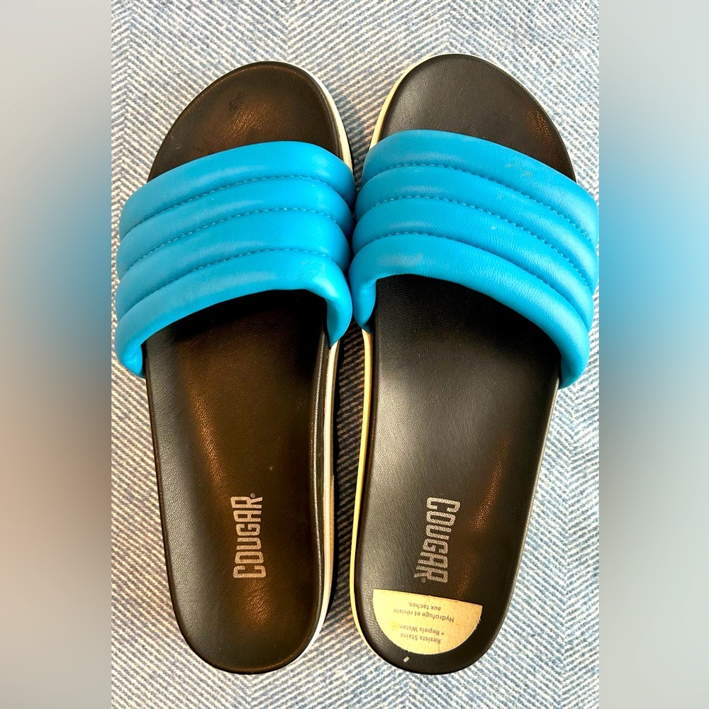 Cougar Prato Water-Repellent Sandal, leather strap, size 11